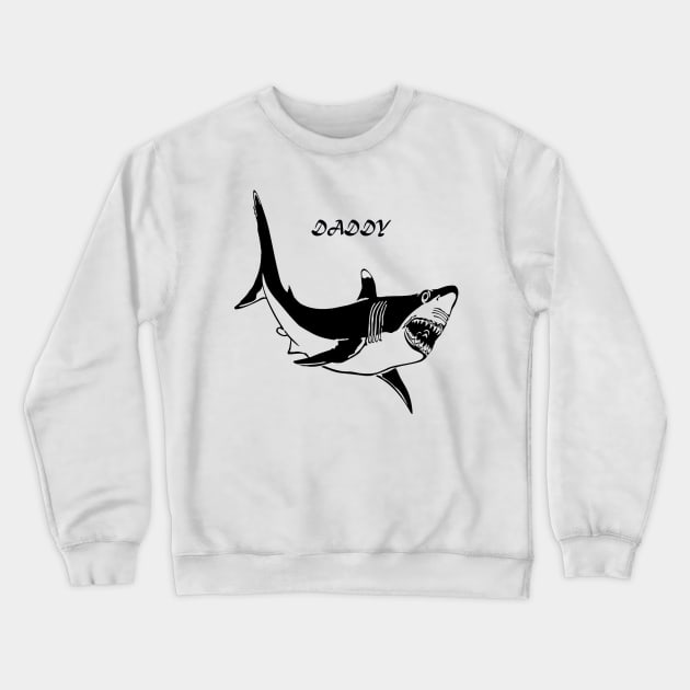 dangerous Shark Crewneck Sweatshirt by simsim